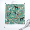Watercolor Horses Aqua Equestrian Farm Animal Horseback Riding Kids Pony Custom Printed Fabric by Spoonflower Various Fabrics by the Yard or Fat Quarter